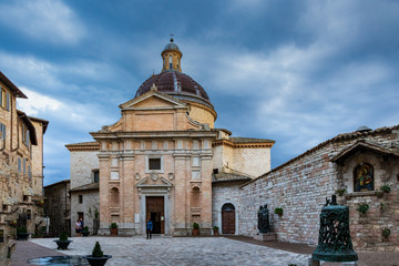 Fototapeta na wymiar St. Peter's Abbey in Assisi (Umbria, Italy)