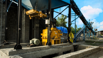 Part of a small dirty cement plant