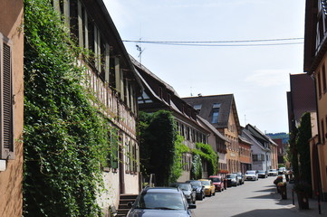 Fachwerkhäuser in Bahlingen am Kaiserstuhl Kapellenstraße