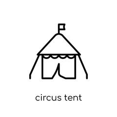 Fototapeta na wymiar Circus Tent icon from Circus collection.
