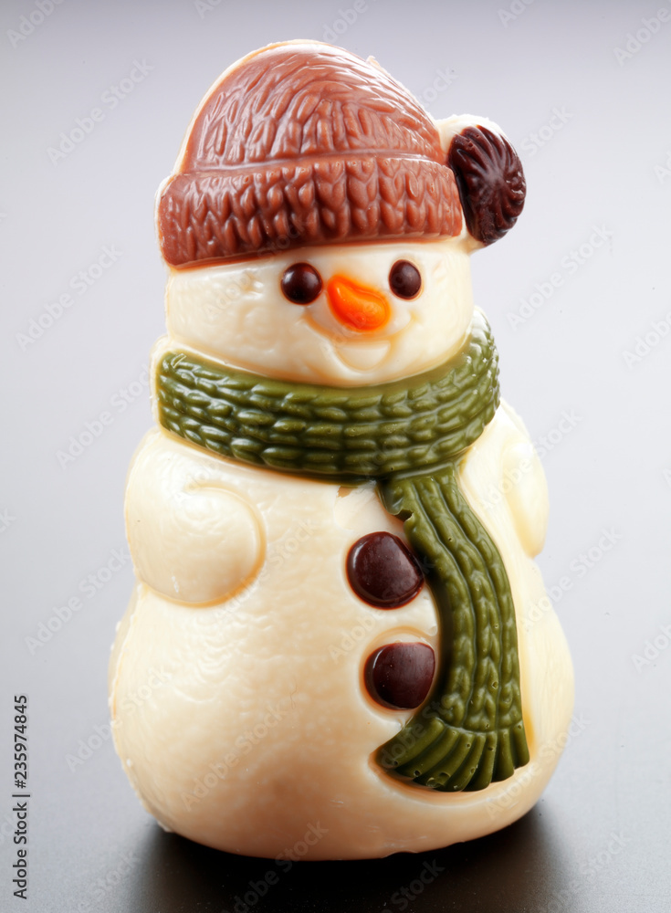 Wall mural chocolate snowman