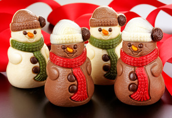 CHRISTMAS CHOCOLATE SNOWMEN
