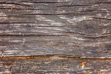 Simple eco rustic old vintage wooden desk texture. Close up of wall made of wooden planks. Top view, flat lay, copy space, mock up