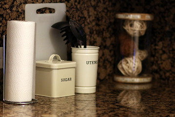 This is a modern kitchen in this downtown codominium.