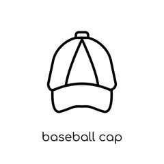 Baseball cap icon from collection.