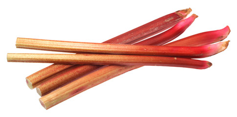 STICKS OF RHUBARB CUT OUT