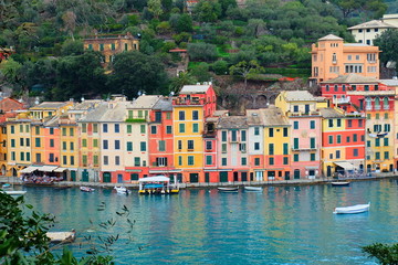 Obraz premium Portofino in winter, Italy