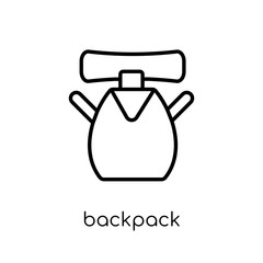 Backpack icon from Camping collection.