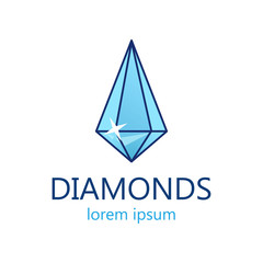 Magic diamond with beautiful facets created by special treatment that maximizes the natural brilliance of the magic stone.