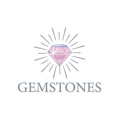 Magic diamond with beautiful facets created by special treatment that maximizes the natural brilliance of the magic stone.