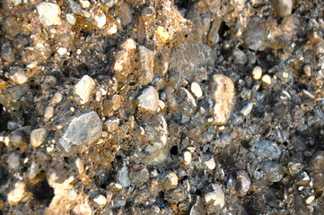 Image of the fantastic texture of billions of stones
