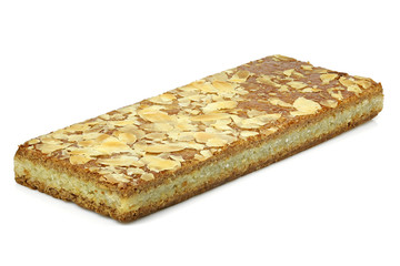 Dutch filled spiced biscuit isolated on white background