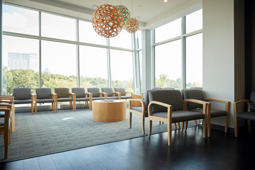 Empty waiting room medical office © Gregory Miller