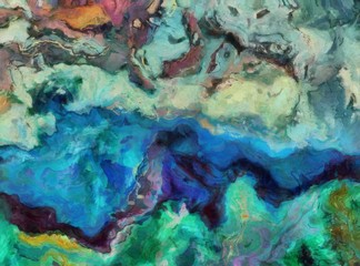 Large size grunge art texture. Stock artwork. Background pattern with textured brush strokes on canvas. Abstract oil painting.