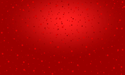 Glitter texture with dots on red background. Vector graphic pattern.
