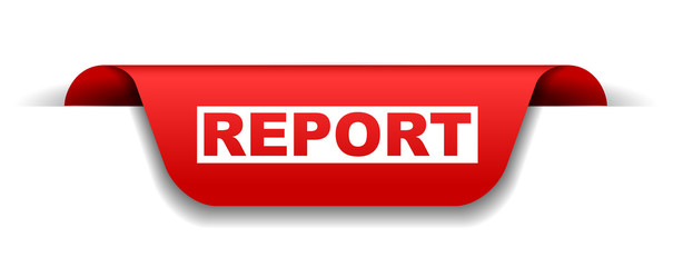 red vector banner report