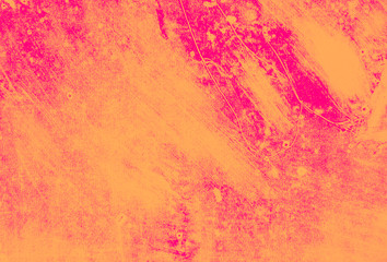 orange and pink paint brush strokes background 