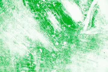 green and white paint brush strokes background 