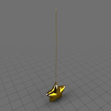 Star shaped Christmas ornament