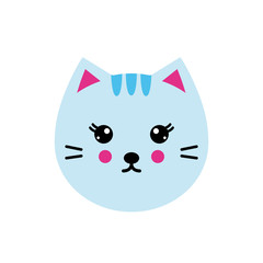 Vector illustration with cat