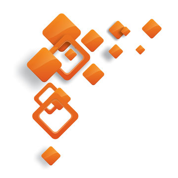 Orange sahpe datail losango