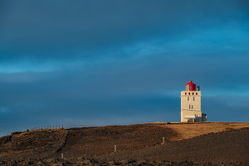 Fototapeta na wymiar Iceland, Dyrholaey Lighthouse