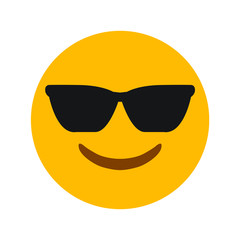smiling sunglass emoji