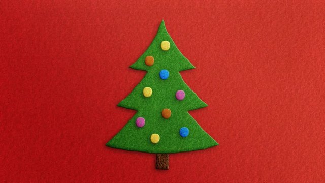 Weihnachten Animation aus Filz