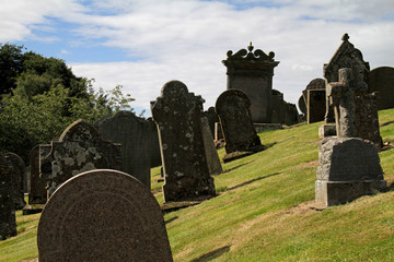 Old cemetery in Scotland