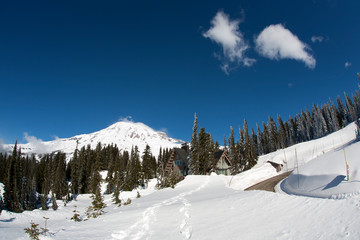 winter in the mountains