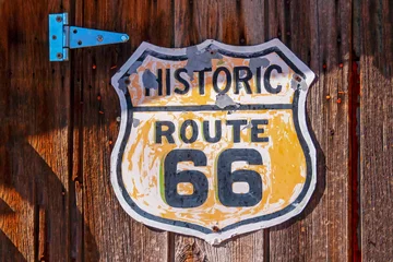 Poster route 66 sign © JobGarcia