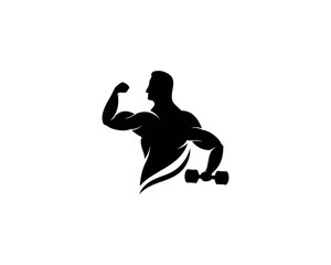 Fototapeta na wymiar Gym logo vector