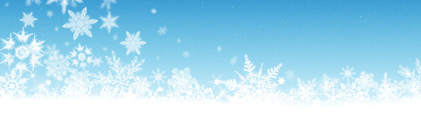 Schneeflocken - Weihnachtsmotiv