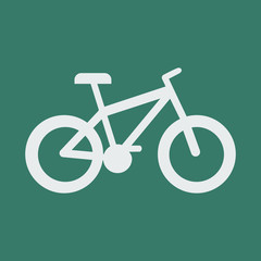 Silhouette icon bike
