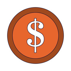 Money coin symbol
