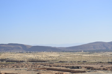 Fototapeta na wymiar Sand dunes in Algeria