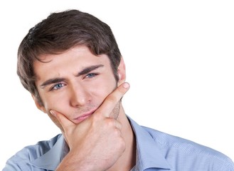 Fototapeta premium Young Man Thinking