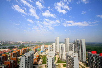 Fototapeta na wymiar Urban construction scene, China
