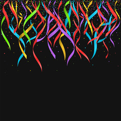 Colorful confetti background