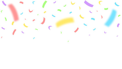 Colorful confetti background