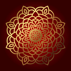 mandala pattern design vector