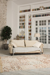 Luxurious interior in the vintage style