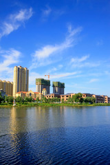 city scenery in the North River Park