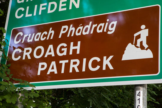 Croagh Patrick Road Sign