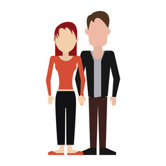 Young couple avatar