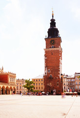 Fototapeta na wymiar Town Hall Tower, Krakow
