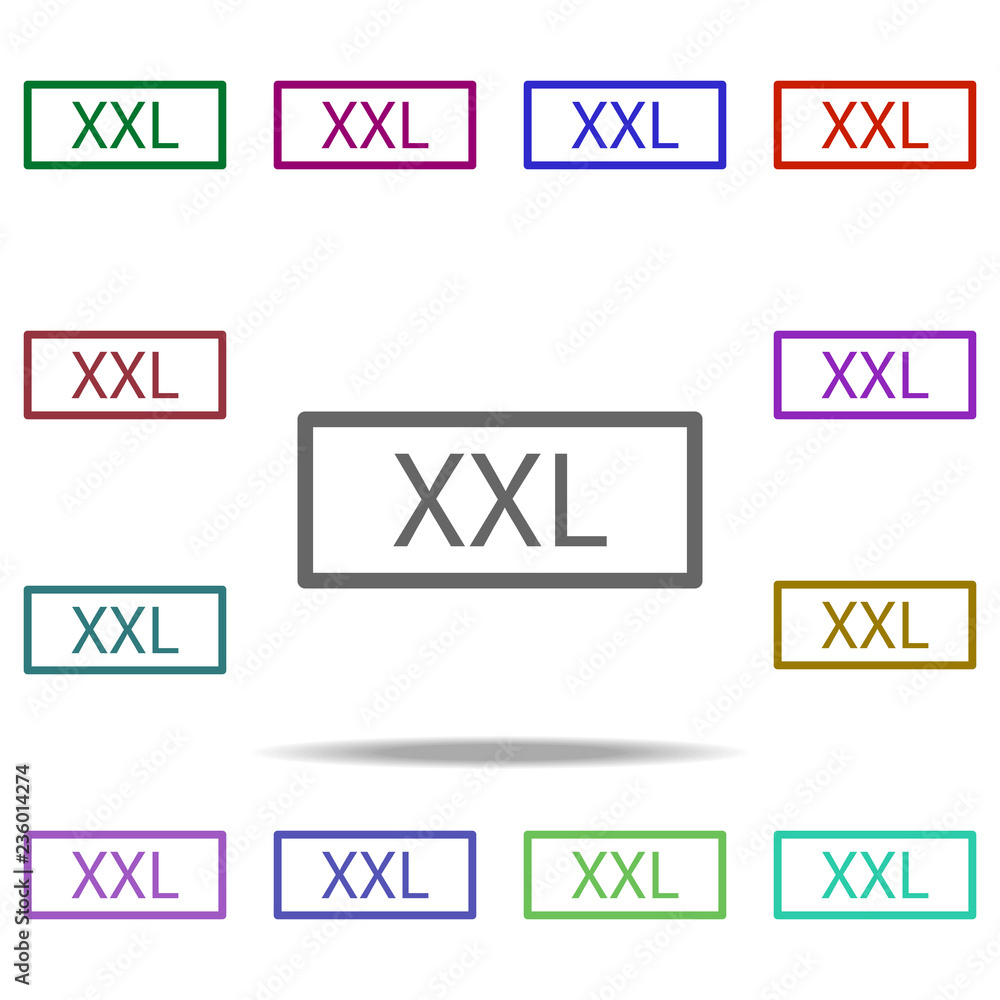 Aufkleber extra extra large icon. elements of laundry in multi color style icons. simple icon for websites, we
