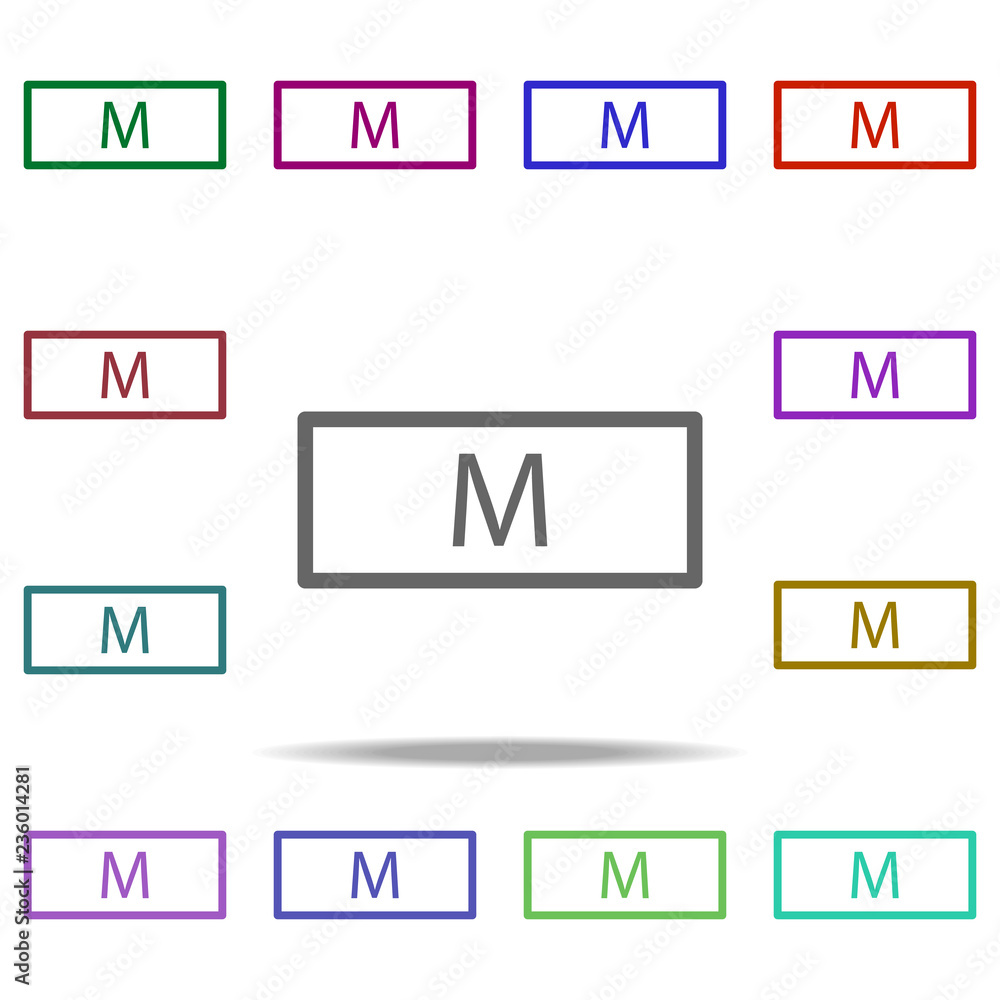 Aufkleber medium icon. elements of laundry in multi color style icons. simple icon for websites, web design, m