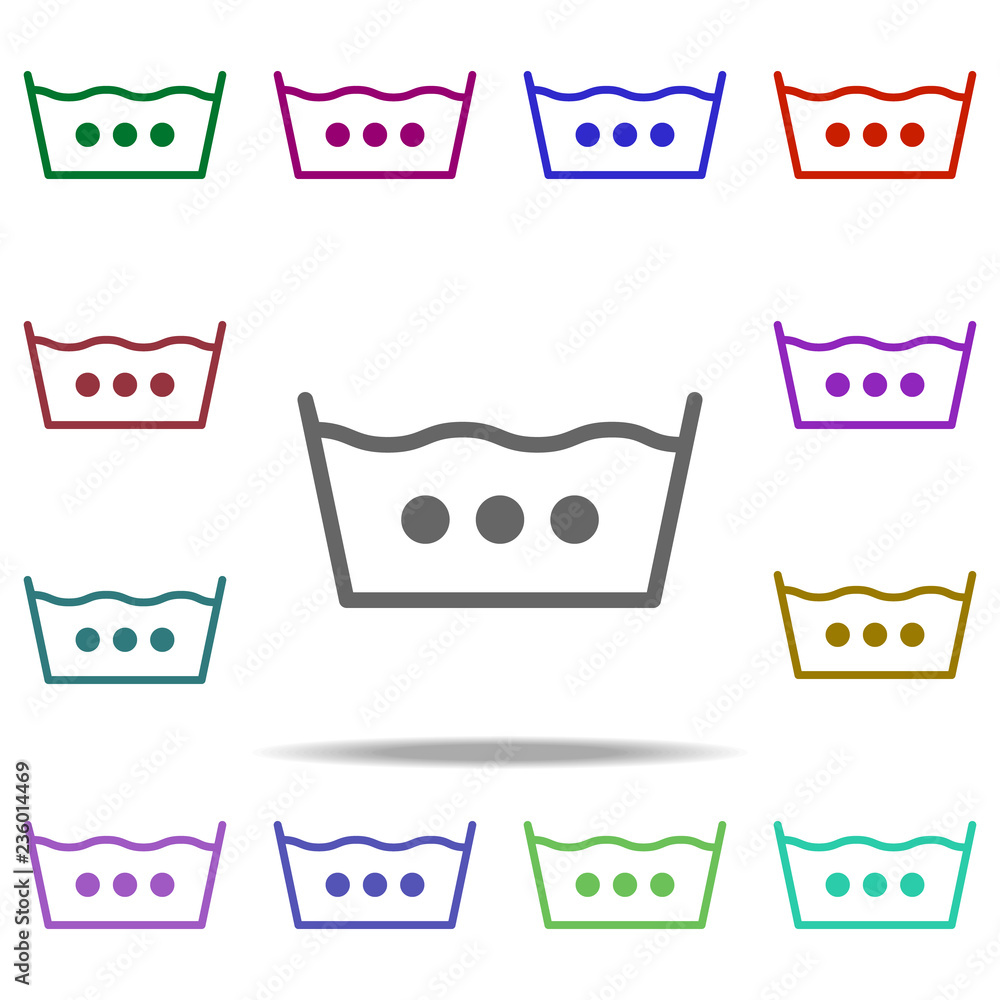 Aufkleber laundry icon. elements of laundry in multi color style icons. simple icon for websites, web design, 