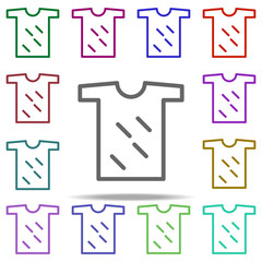 dirty icon. Elements of laundry in multi color style icons. Simple icon for websites, web design, mobile app, info graphics